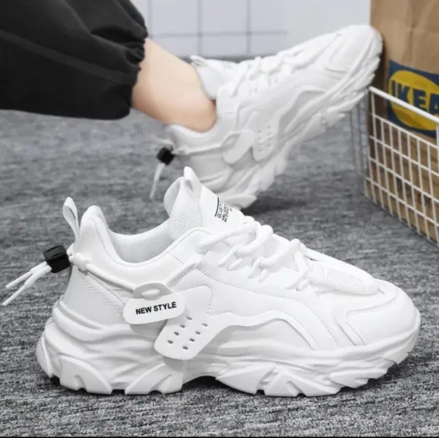 Casual Shoes for Women (White, 8)