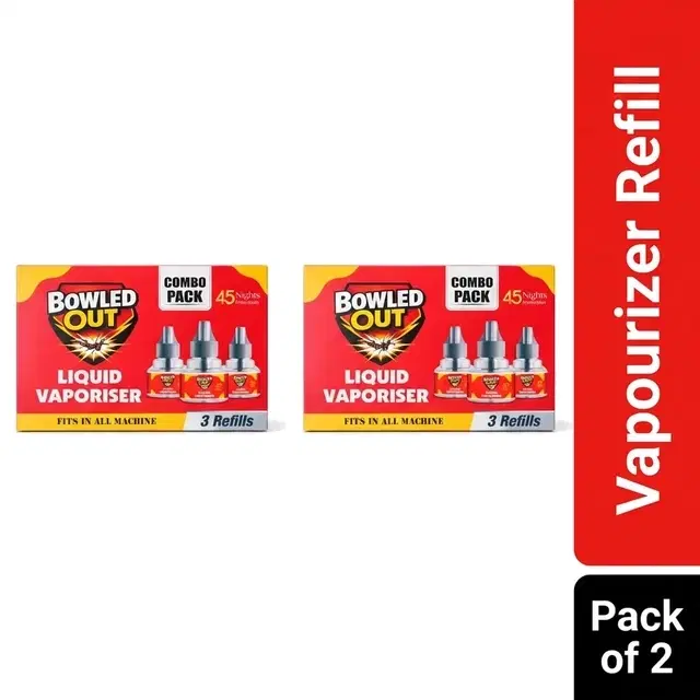 Bowled Out Active Liquid Vapourizer Refill 6X45 ml (Pack of 2)