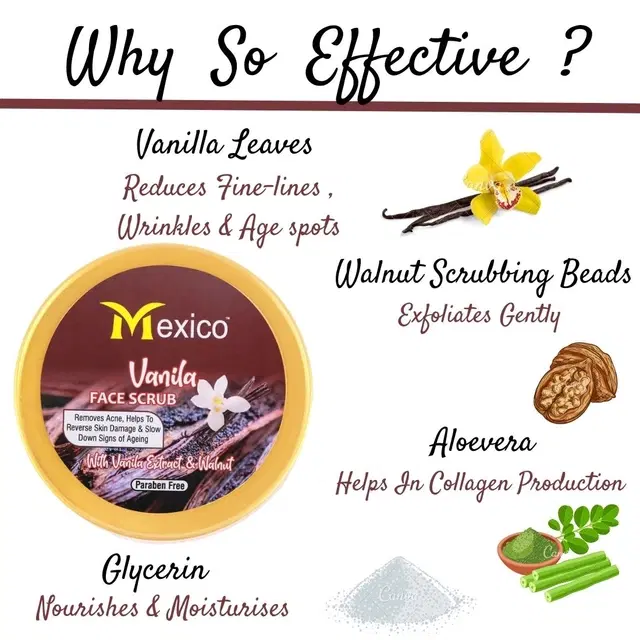 Maxico Herbs Vanilla Scrub (100 g)