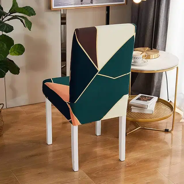 Polycotton Chair Cover, Multicolor, Pack of 1