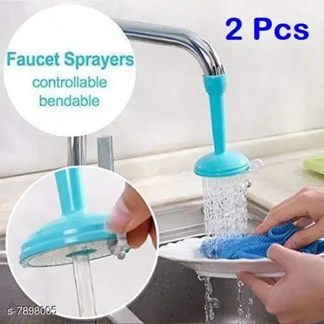 Plastic Sink Tap, Blue, Pack of 2