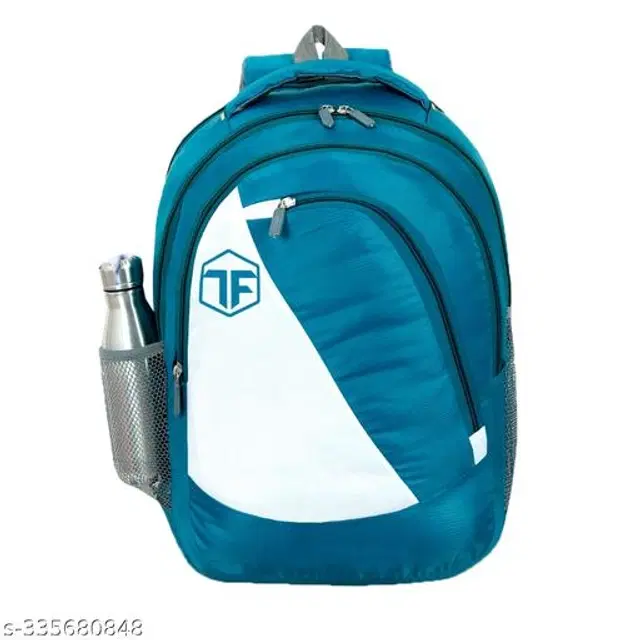 Taha Polyester Backpack for Kids, Blue, 30 L