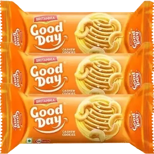Britannia Good Day Cashew Cookies 3X60.1 g (Set Of 3)