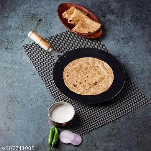 Cast Iron Tawa, Black