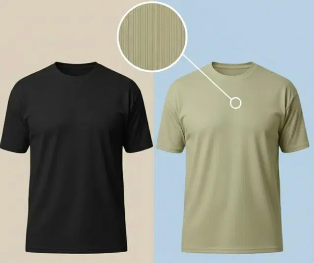 Polyester Round Neck T-shirt for Men, Multicolour, Pack of 2 (M)