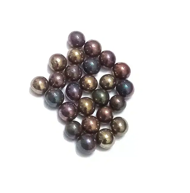 Mini Glass Marbles with Shooter, Multicolor, Pack of 25