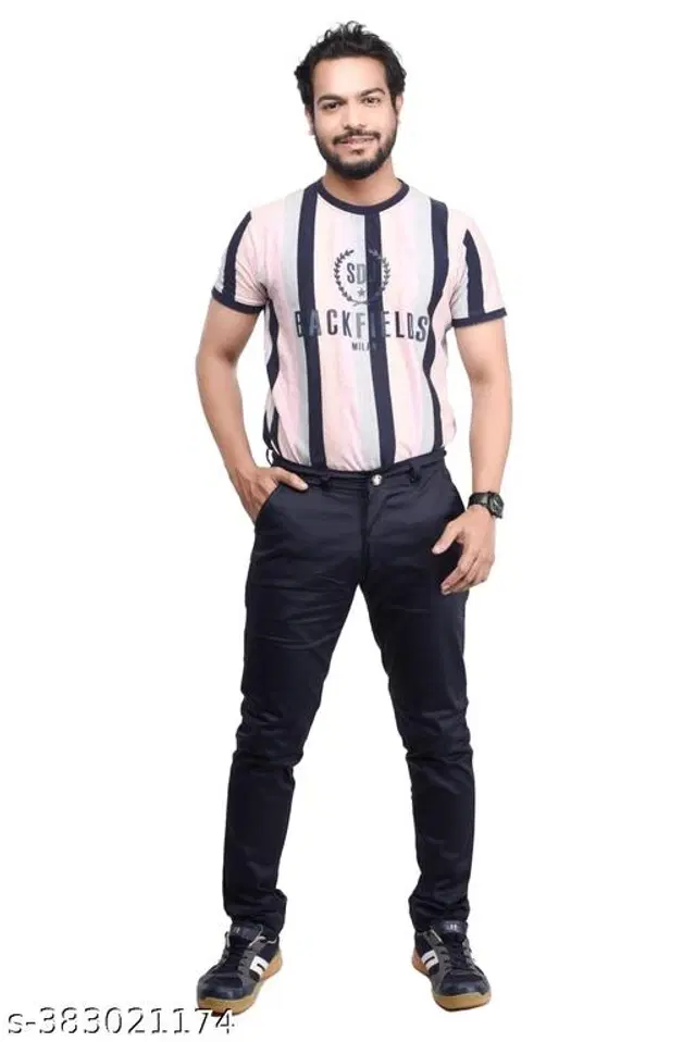 Denim Slim Fit Jeans for Men (Black, 28)