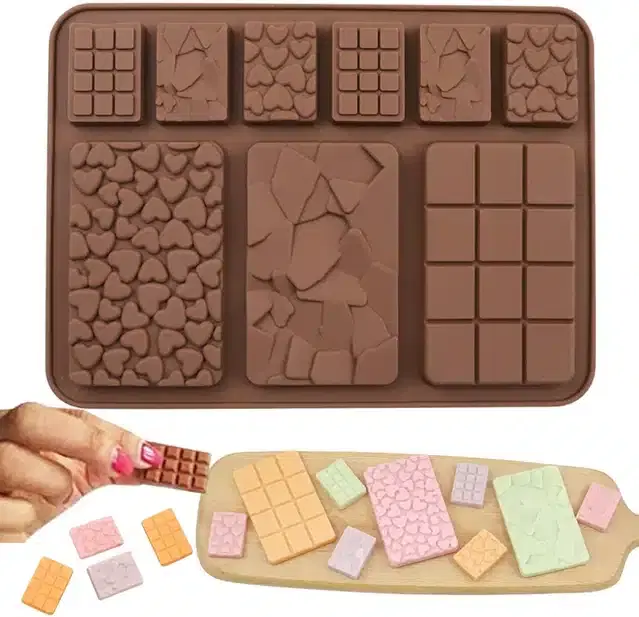 Silicone Chocolate Mould, Brown