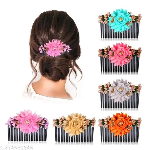 Hair Pins for Women (Multicolor, Pack of 6)