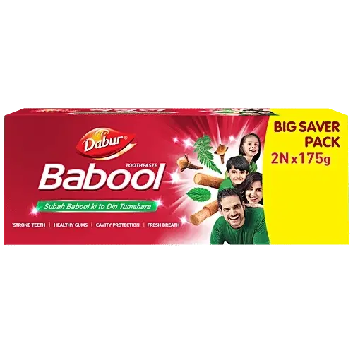 Dabur Babool Toothpaste 2X175 g - Pack of 2