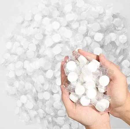 Microfiber 50 Pcs Coin Tissues, Set of 1