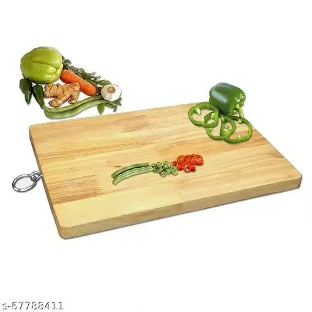 Wooden Vegetable Chopping Board, Beige