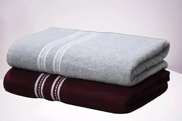 Bath Towel, 27x54 inches, Pack of 2, Multicolor