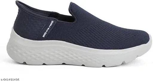 Aqualite Mesh Sports Shoes for Men (Navy Blue, 6)