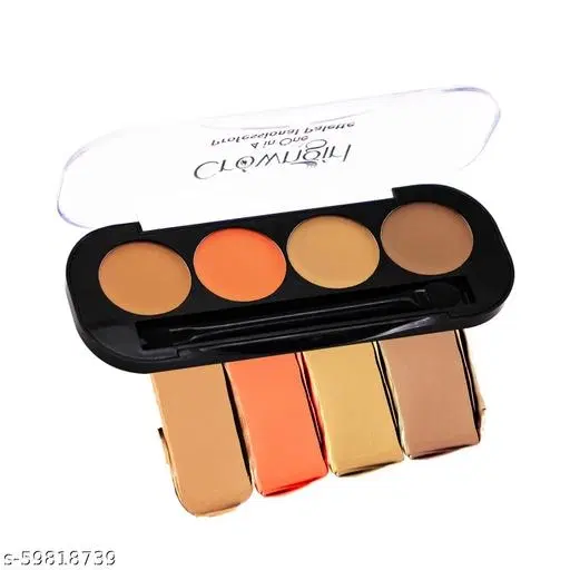 4 in 1 Concealer Palette, Multicolor, Pack of 1
