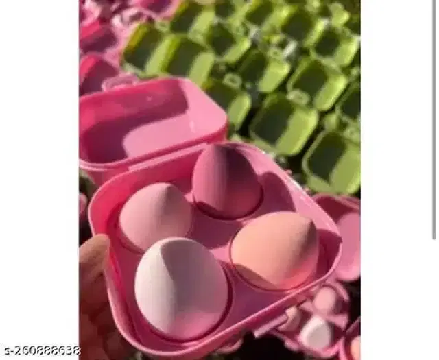 Premium Makeup Blenders, Multicolor, Pack of 4