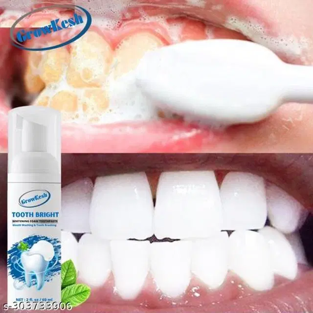 Growkesh Teeth Whitening Foam, 60 ml