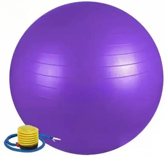 Gym Ball for Exercise, Purple, 55