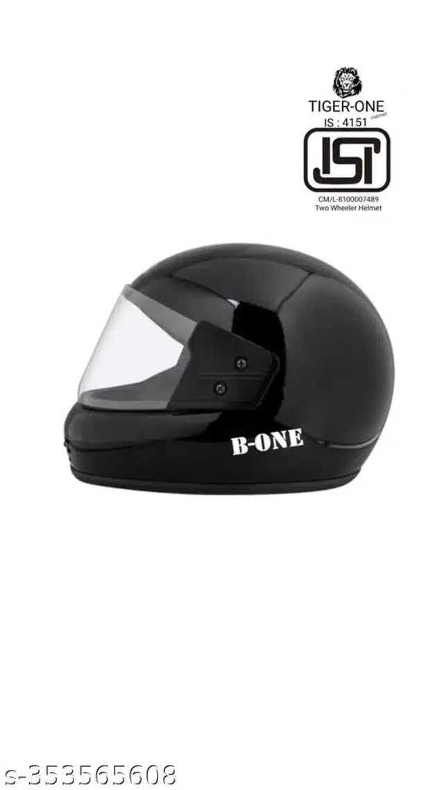 Full Face Helmet for Men & Women, Black