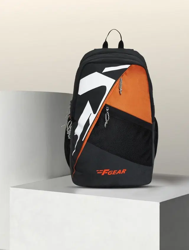 F Gear Large 39 L Laptop Backpack Colorado Grey Orange (Grey)