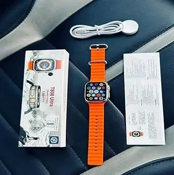 Silicone T800 Ultra Smartwatch, Orange