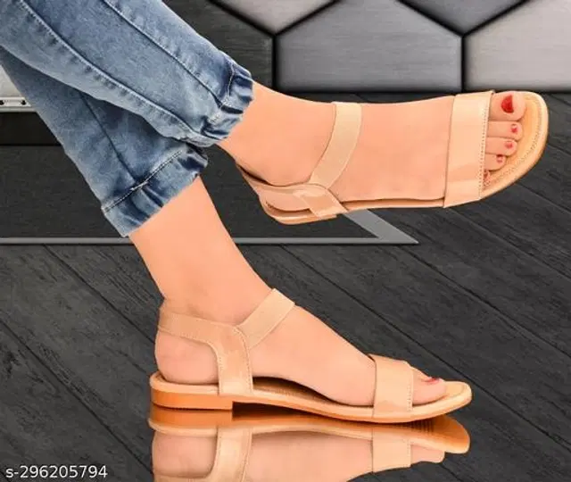 Flats for Women (Tan, 7)