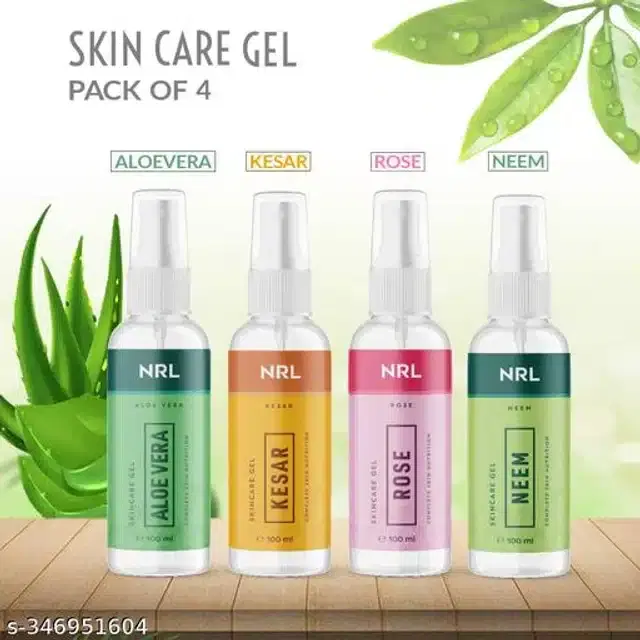 Combo of Skin Care Gel, 100 ml, Pack of 4