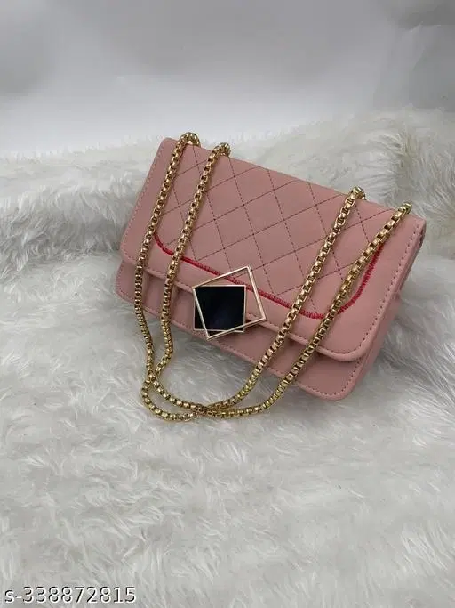 TRUE FASHION. Sling Bag for Women (Peach, Free size)