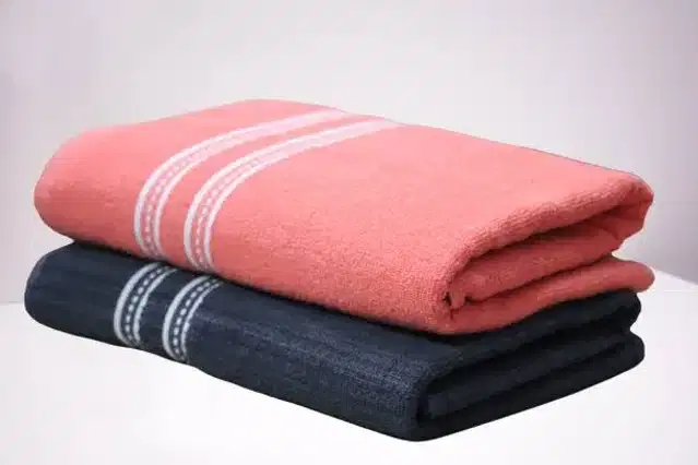 Bath Towel, 27x54 inches, Pack of 2, Multicolor