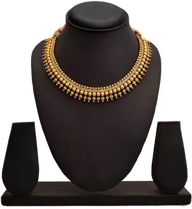 Zircon Gold-plated Jewellery Set for Women (Bronze, Free Size)