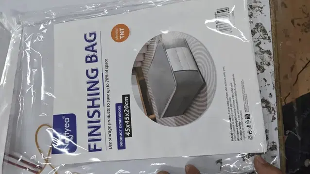 Storage Finishing Bag  Grey 45*45*20Cm