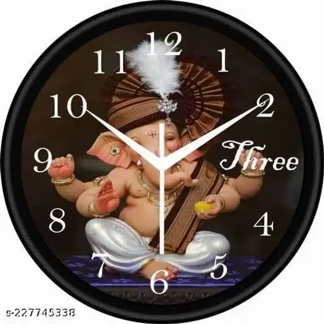 Designer Analog Wall Clock, Multicolor