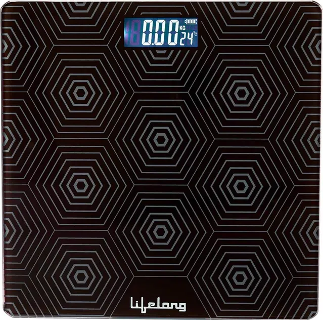 Lifelong LLWS18 Glass Weighing Machine (Black)