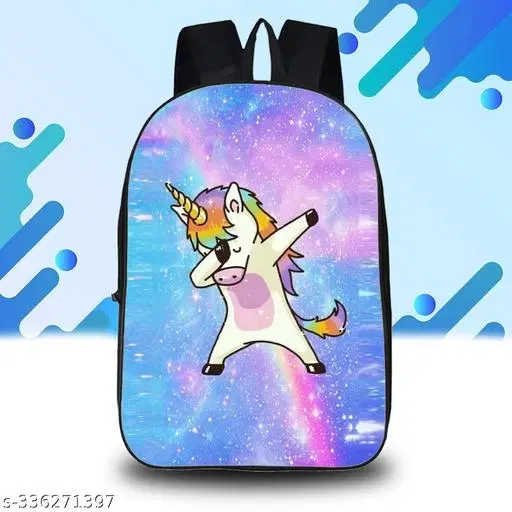 Canvas Backpack Bag, Multicolor