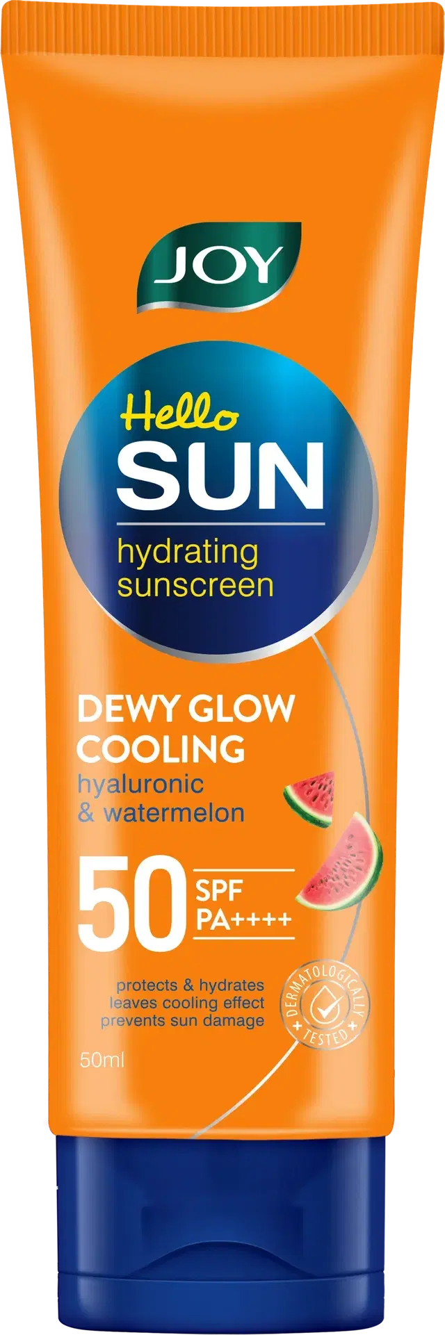 Joy Hello Sun Dewy Glow Cooling Hyaluronic & Watermelon Spf 50, 50 ml