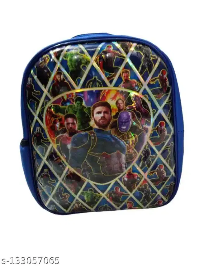 Plastic Avengers Theme Bag for Kids, Multicolor