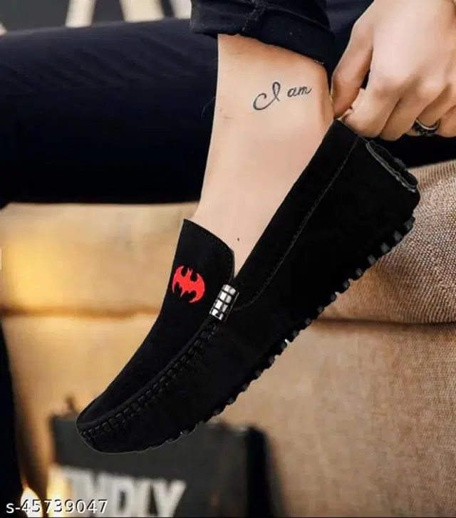 Loafers for Men (Black, 6)