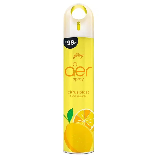 Godrej Aer Spray Home Fragrance - Citrus Blast 220 ml