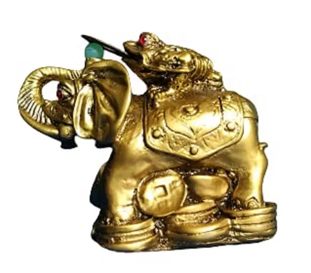 Polyresin Decorative Showpiece, Golden