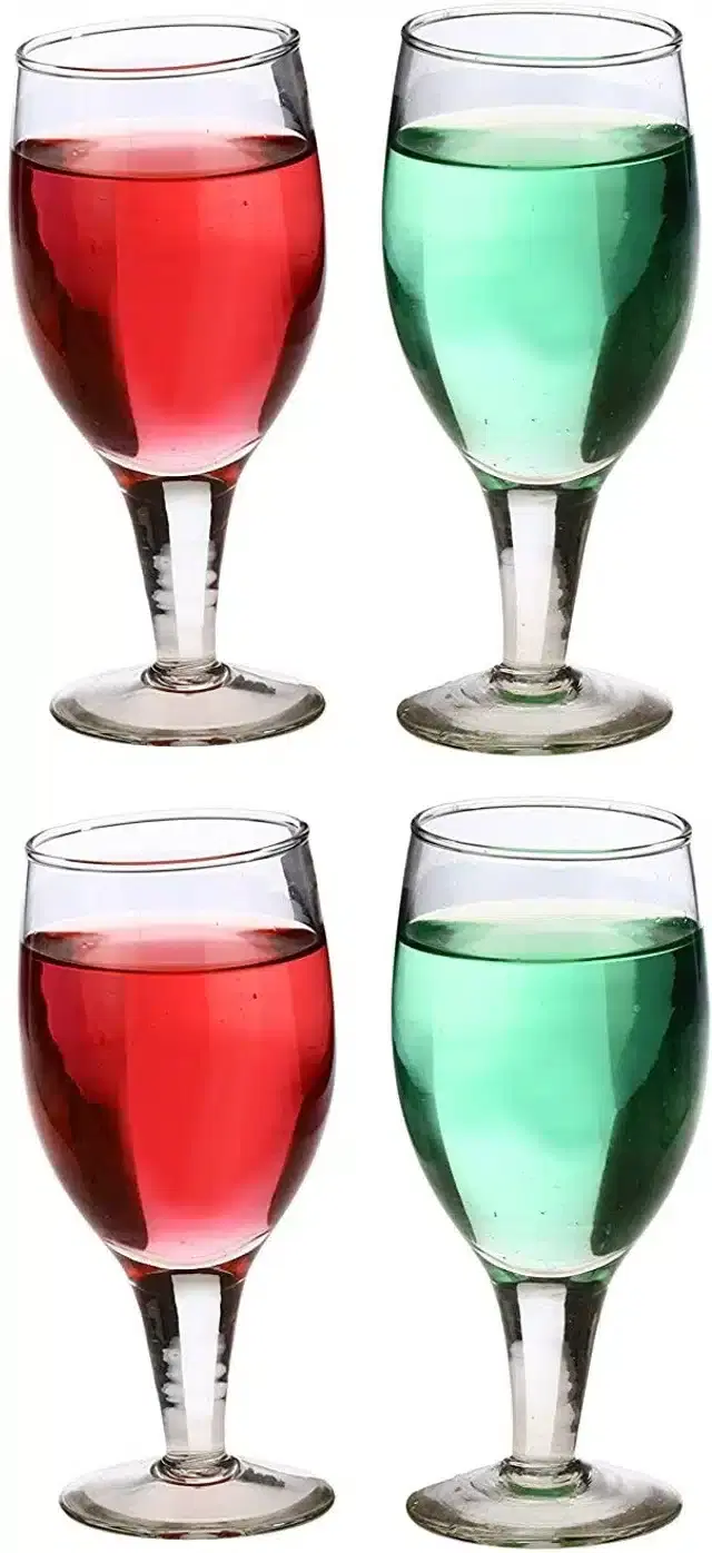 Liquor cum Cocktail Glasses, Transparent, 180 ml, Pack of 4