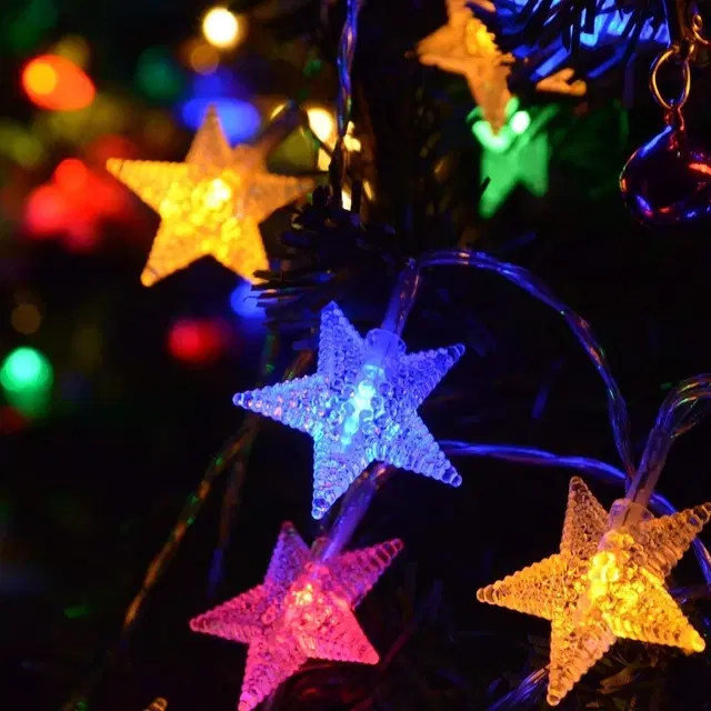 Mprow 3 Meter 14 Led's Mini Star Fancy Light, Multicolor