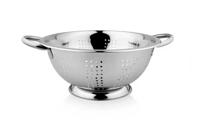 Urban Spoon Stainless Steel Colander/Strainer With Handle, Pack Of 1, 3000 ml, VIH-22