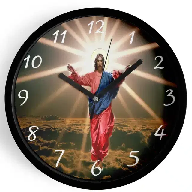 Analog Wall Clock, Multicolor, 7 inches