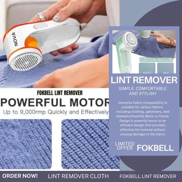 Lint Remover For Clothes ,Multicolour,(Pack Of 1)