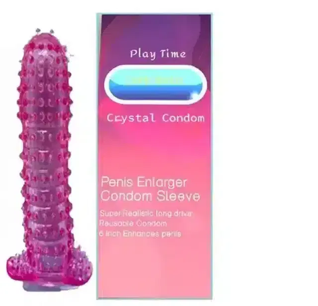 Reusable Crystal Condom, Pink