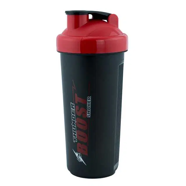 Trueware Thunder Boost Shaker With Photo Box & PP Blender, Red, 750 ml, TB-13