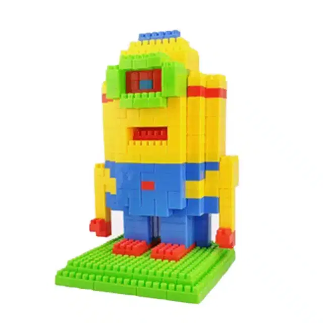 Plastic Educational Stem 60 Pcs Building Blocks Toy Set for Kids, Multicolor