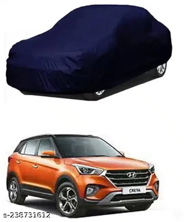 Taffeta Waterproof Car Cover for Hyundai Creta, Multicolor