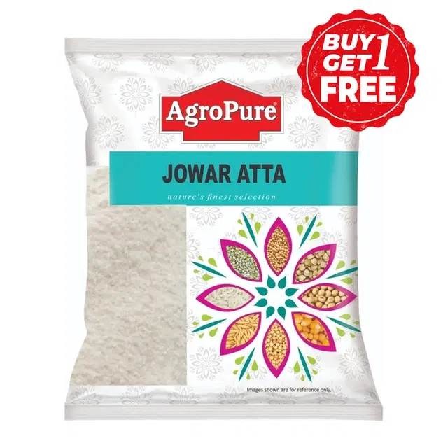 Agropure Jowar Atta 2X500 g (Buy 1 Get 1 Free)