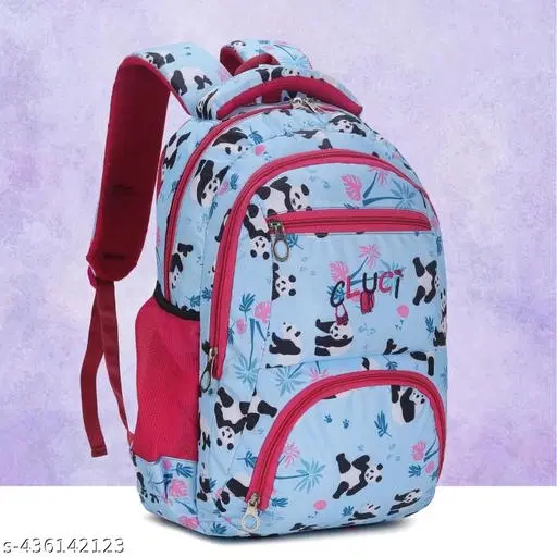 Canvas Backpack Bag, Blue